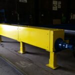 Yellow guarded section at the end of the line