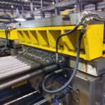 Straightener and leveler equipment and roll assemblies from multiple sides. View 2 of 6