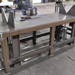 Workstation top installation and active fabrication views. View 2 of 3