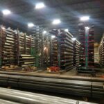 Wide view of an industrial rack area in Dundalk Maryland