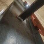 Horizontal industrial rack member joined to an upright