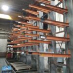 Broad view of an industrial rack area in Baltimore Maryland